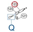 PMD2103.4610 hriadeľ pre zámok pre BAR