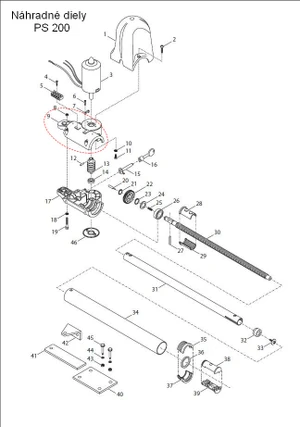 570SEMPS2I kryt prevodovky, plast, vrchný-P/spodný-L - slide 0