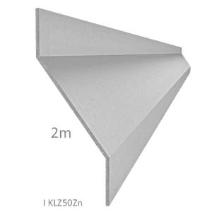 Z-profil lamela 30 x 34 x 23 x 1,5 x 2000 mm, pozink - slide 0