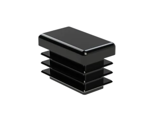 Krytka plastová 18 x 30 mm, čierna - slide 1