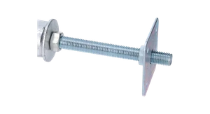 Zemní vrut, patka M24, 110 x 110 mm, zinková barva - slide 3