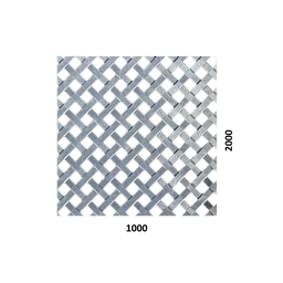 Dierovaný Fe plech tkanina, otvor 10 x 10 mm, rozteč 17 mm