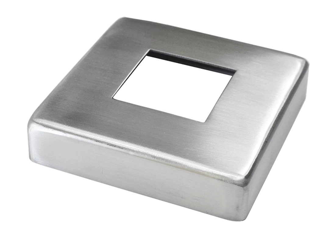 Kryt platne 96 x 96 mm, brúsená nerez AISI 304