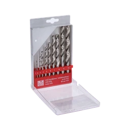 Sada vrtáků do kovu 10 dílná, balení obsahuje vrtáky: 1mm, 2mm, 3mm, 4mm, 5mm, 6mm, 7mm, 8mm, 9mm a 10mm - HOBBY