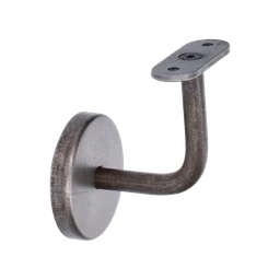 Držák madla na zeď s krytkou, odsazení 73mm