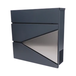 Poštová schránka, max. formát listu A4, AISI 410/RAL 7016