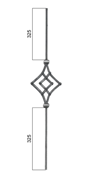 DOPREDAJ tyč 12 x 12 x 900 mm, ornament 280 x 180 mm - slide 3