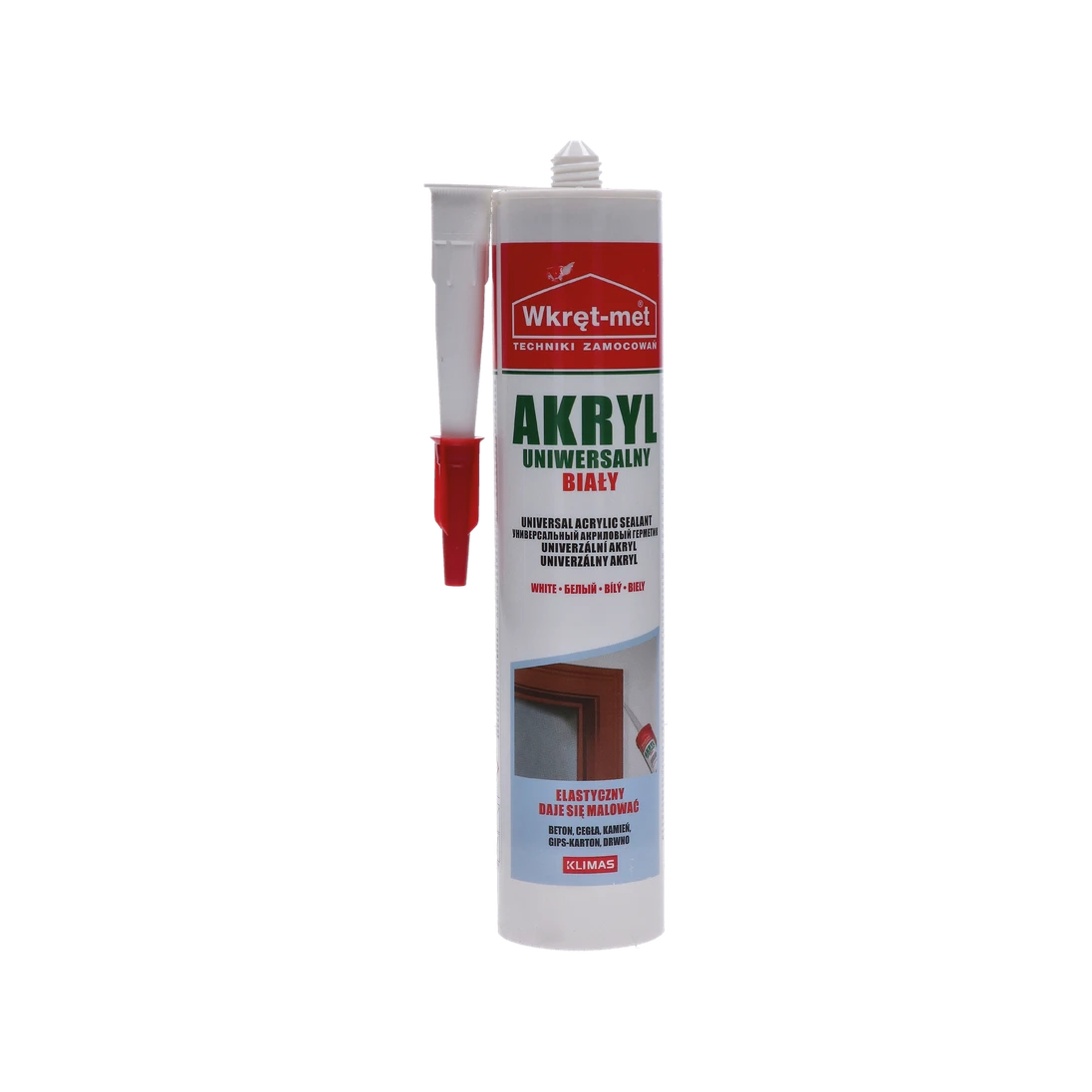 Tmel akrylový univerzálny biely 310 ml