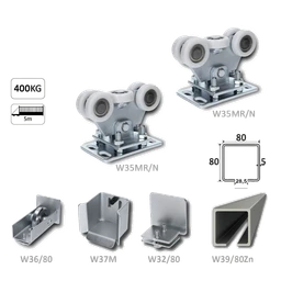 Samonos do 400 kg/5 m, profil 80 × 80 × 5 mm, Zn