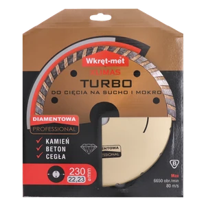 Turbo diamantový kotouč 230 × 2,6 × 22 mm - slide 5