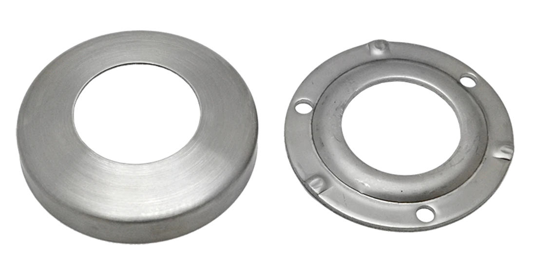 Kotviaca platňa s krytkou ø 85 mm pre ø 42,4 mm, AISI 304