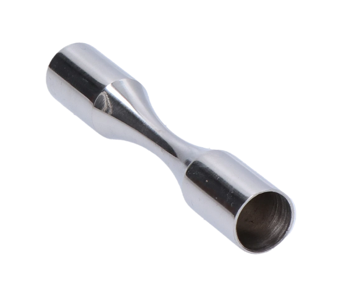 Spoj na ohnutie, na trubku ø 12 mm, leštená nerez AISI 304