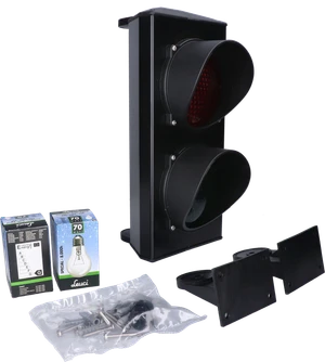 ASF semafor dvojkomorový, žiarovka E27 900Lm, hliník, 230 V - slide 2