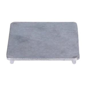 Hliníková zátka, 80 x 80 mm, bez povrchovej úpravy - slide 0