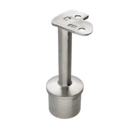 Držiak madla pevný na trubku ø 42,4 mm, brúsená AISI 304