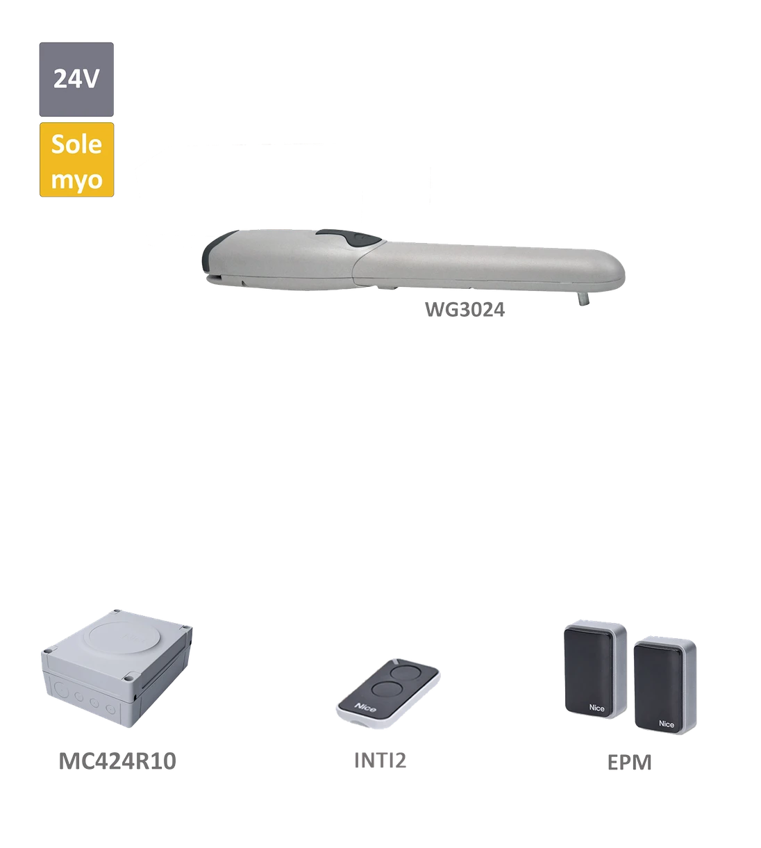 WINGO sada pre jednokrídlovú bránu do 3,5 m/krídlo