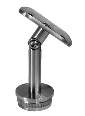 Držiak madla, narážací s kĺbom na ø 42,4 mm, AISI 316 - slide 0