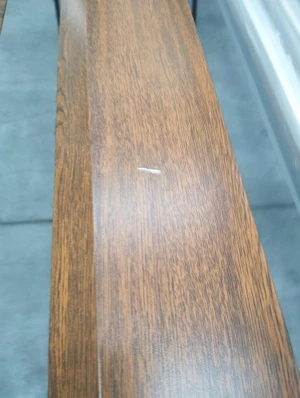 poškozený profil na výplň 108x16x6000mm, materiál EN AW-6060 T66, přírodní hliník bez povrchové úpravy, cena za KUS - slide 1
