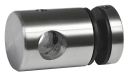 Svorka bodová na trubku o 12 mm, brúsená nerez AISI 304