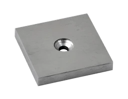 Podložka spodná 40 x 40 x 6 mm, brúsená nerez AISI 304