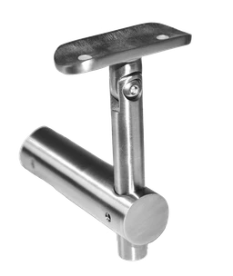 Držák madla ø42.4mm na trubku s kloubem, broušená AISI304