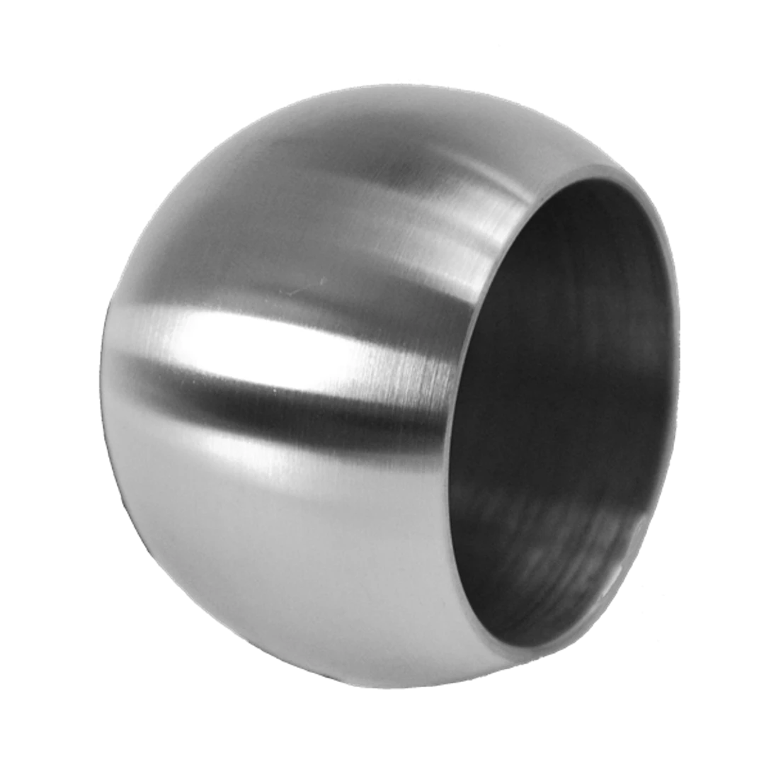 Ukončení na trubku ø 42,4 mm, broušená nerez AISI 304