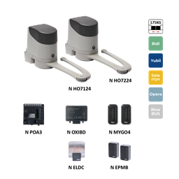 HOPPBDKCE sada pre dvojkrídlovú bránu do 2,4 m/krídlo