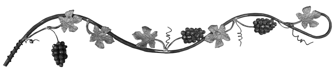 Kovářský ornament H 1250 x L 200 mm, 8, 10, 12, 16 mm