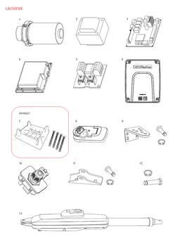 041A0321 držiak transformátora so skrutkami