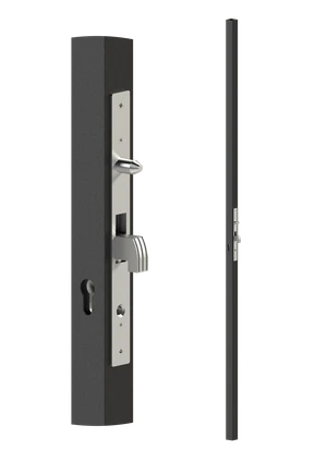 Profil 40 x 40 x 1,5 x 2000 mm so zámkom, rozteč 90 mm - slide 0