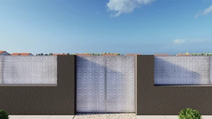 Plech pozinkovaný, 2000 x 1000 x 1,2 mm, 3D vzor kvet - slide 2