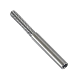 Úchyty (lepící) pro lanko ø4/5/6mm, závit M6, broušená nerez