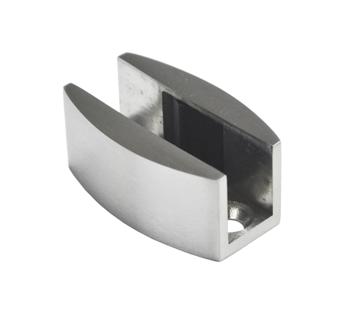 Spodné vodítko, sklo 8 - 12 mm, do podlahy, AISI 304