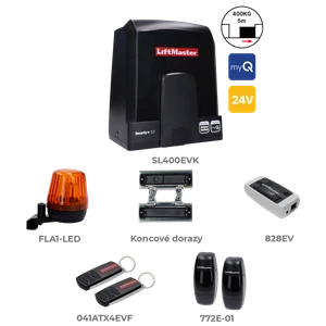 LiftMaster sada pohodnu do 5 m/400 kg s myQ rozhraním 828EV - slide 1