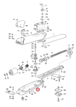 DOPRODEJ! BMGWPB.45673 dolní obal motoru pro WG4.../MB4... - potom jen v kitu PRWNG09