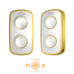 Vysílač LITE MINI NOA 2-kanál, 433 MHz, žluto-bílý