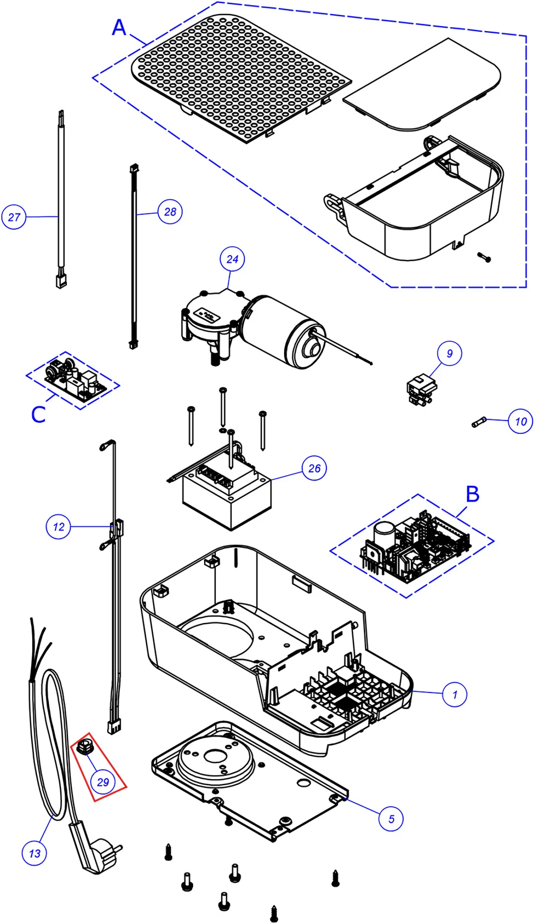 MPSC.2601 Svorka kábla SPIN23, SPO600, SPO1000