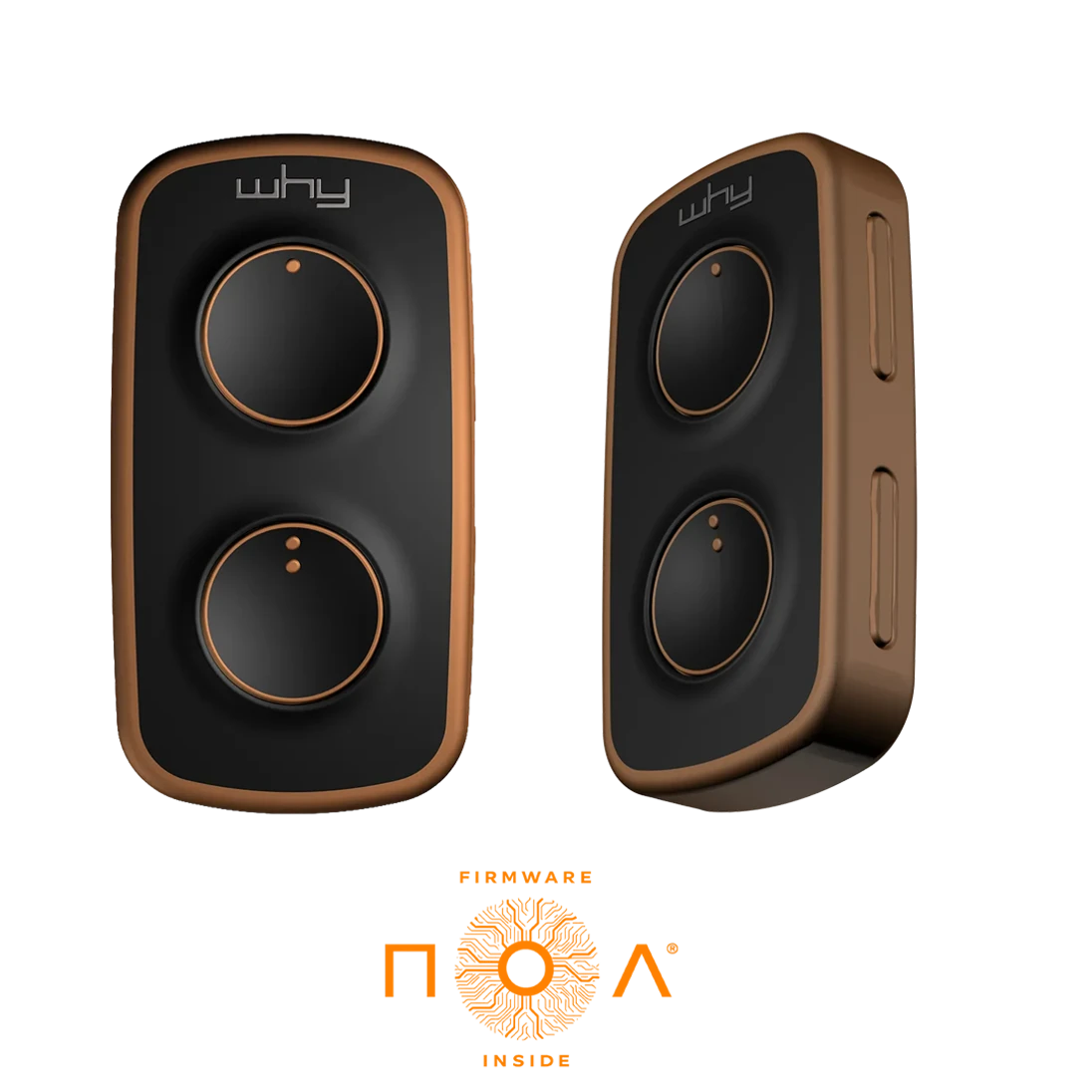 Vysielač Evo2 NOA 4-kanál, 433/868 MHz, pevný/plávajúci kód , FARBA TABAK