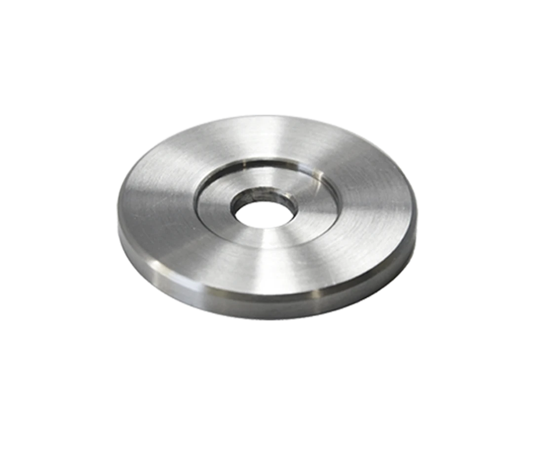Platňa na bočné kotvenie stĺpu ø 42 mm, brúsená AISI 304