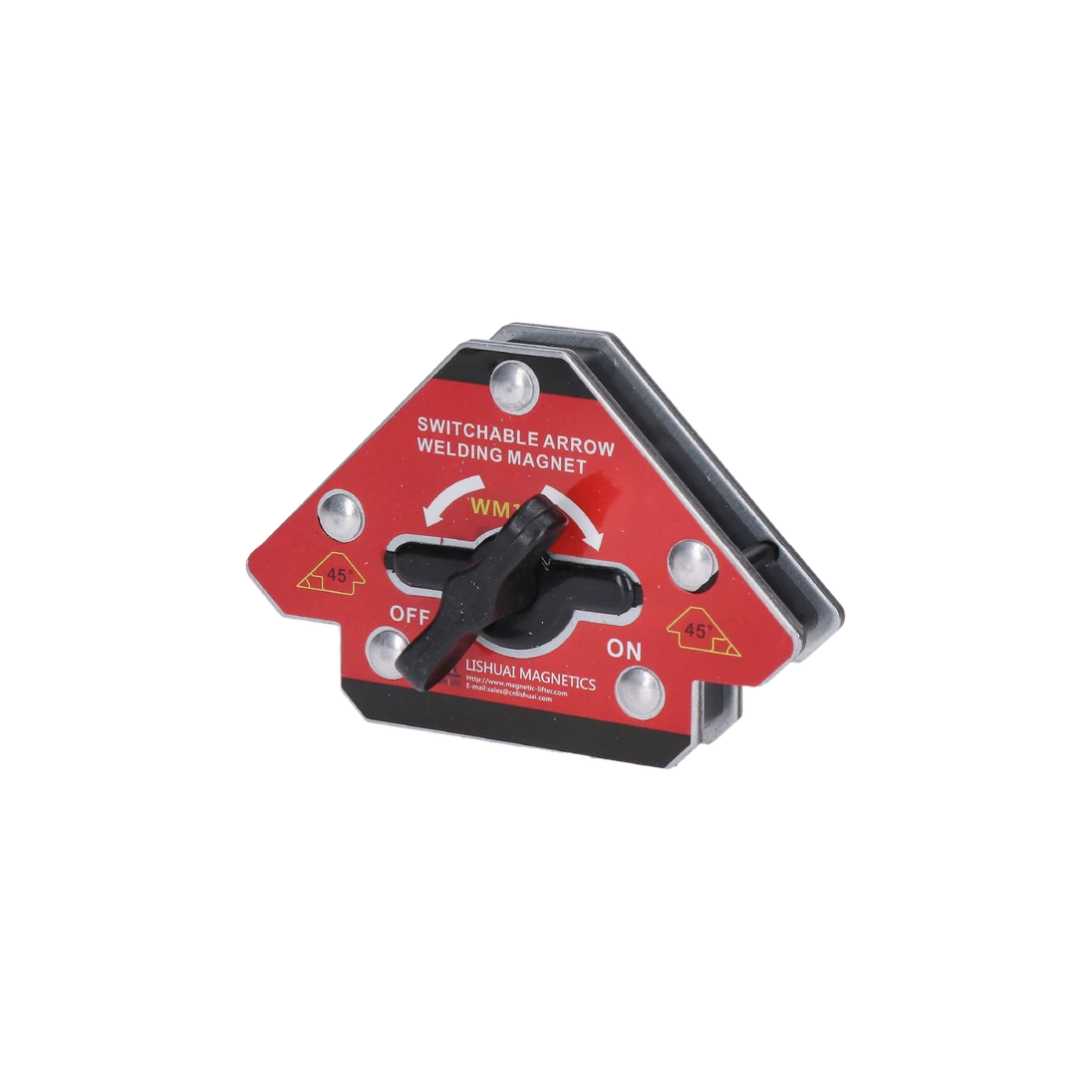 Zvárací magnet, 25 kg, uhly: 45°, 90°, 135°, neodymový