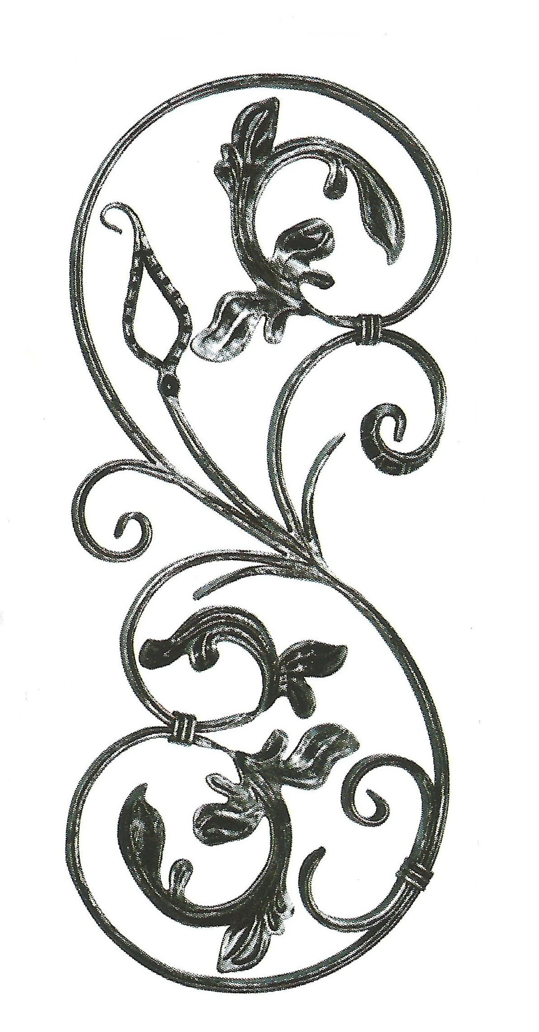 Ornament 740 x 320 mm, profil 16 x 7 mm, pravý