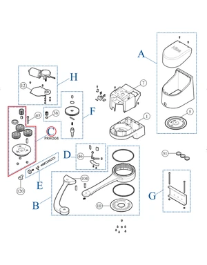 PRHO04 kit ozubených kol pro HOPP - slide 1
