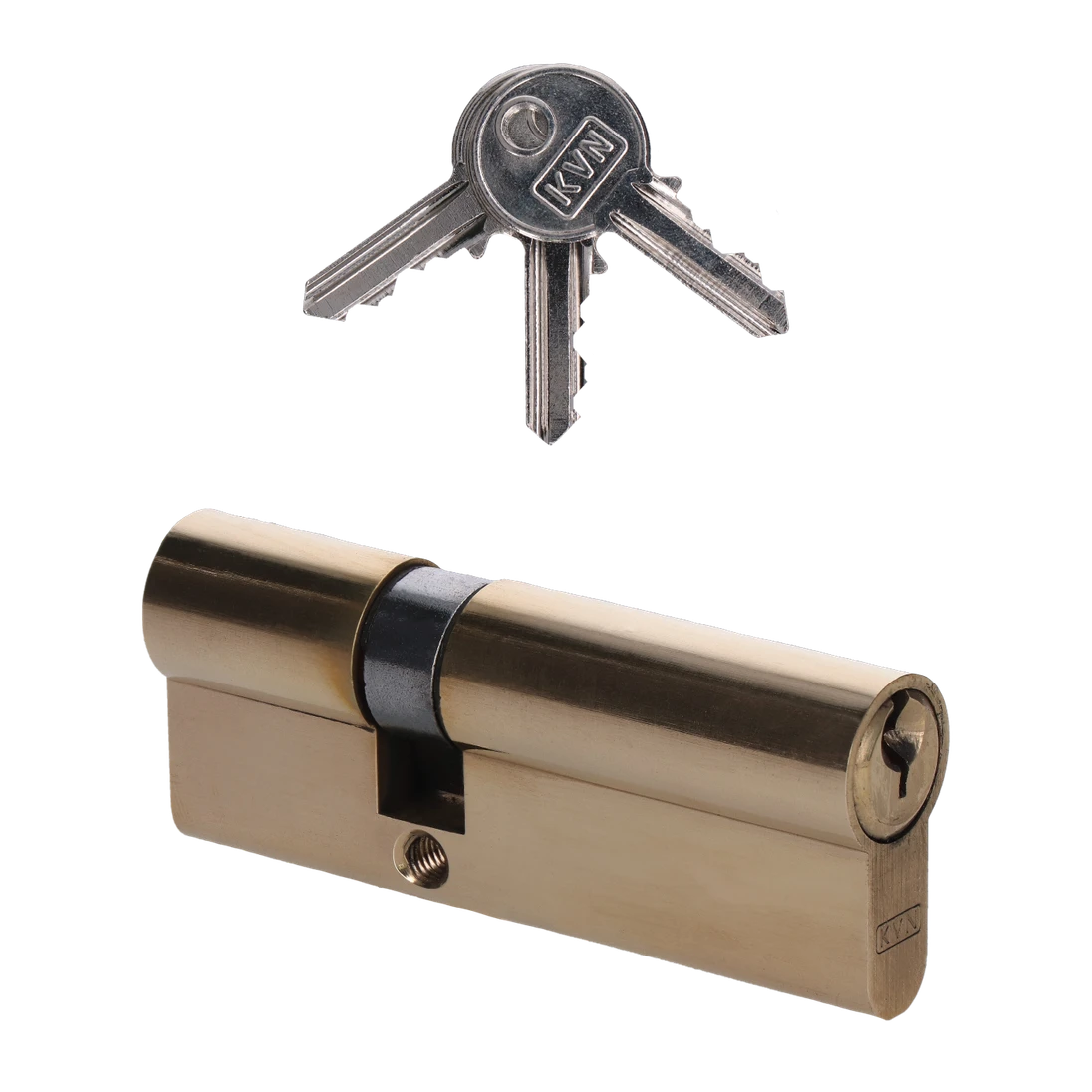 Cylindrická vložka EURO 30/50 mm, mosadzná, 3 kľúče