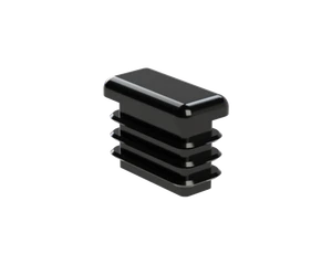 Krytka plastová 10 x 20 mm, čierna - slide 1