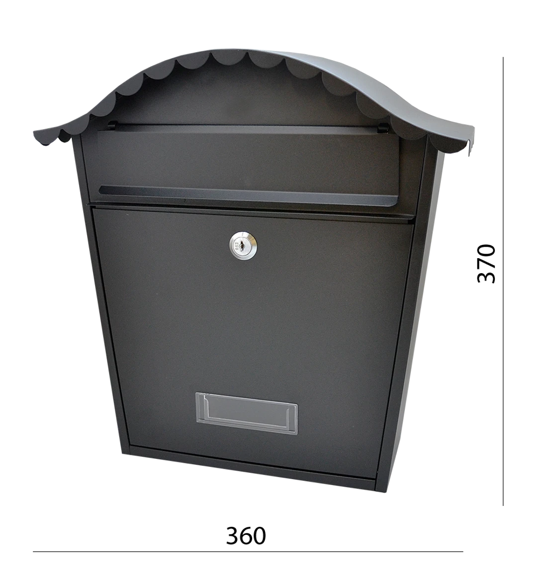 Poštovní schránka H 370 x L 360 mm x W 130 mm