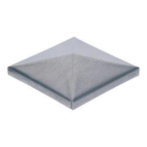 Strieška plechová, pozink, 120 x 120 x 1,5 mm - slide 0