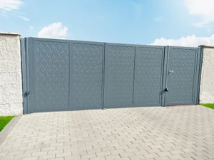 Plech pozinkovaný, 2000 x 1000 x 1,2 mm, 3D vzor listy - slide 3