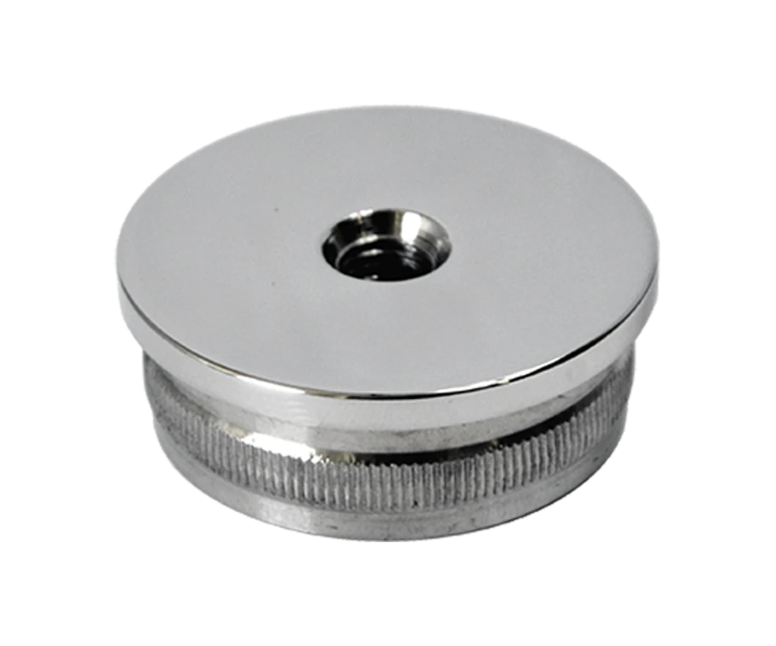 Spodok držiaka madla na trubku ø 42,4 mm, leštená AISI 304