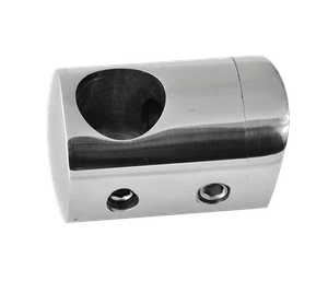 Držák tyče ø 12 mm (P) na trubku ø 42,4 mm, AISI 304 - slide 0