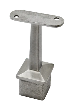 Držiak madla pevný /plochý, brúsená nerez AISI 304